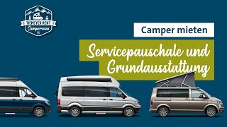 Camper bei Tiemeyer Rent mieten: Servicepauschale und Grundausstattung