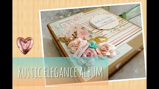 Anniversary Scrapbook Album Rustic Elegance Cartabella