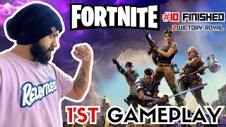 FORTNITE MY FIRST GAMEPLAY …!