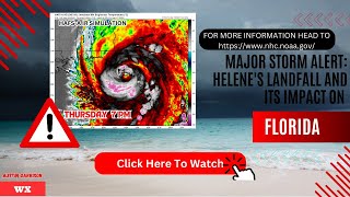 EYE WALL OF HELENE: Making landfall on Perry Florida