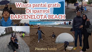 Main ke wisata gratis Barcelenota Beach di Barcelona | Playa de la barcelenota spanyol