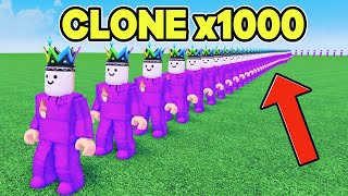 I GLITCHED THE GAME CLONING My SELF In Roblox