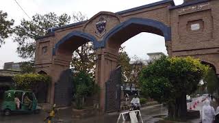 Rain Peshawar University Gate