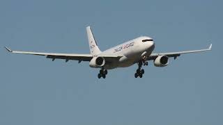 CMA CGM Air Cargo Airbus A330-243F F-HMRI landing at Zurich Airport