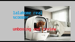 lalahome real scooper automatic cat litter box