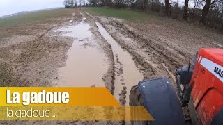 Je commence l'année dans la boue 💧🚜