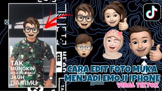 CARA EDIT FOTO MUKA MENJADI EMOJI SEPERTI DI IPHONE , TUTORIAL ANDROID ! TIKTOK