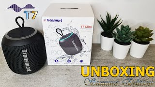 Tronsmart T7 Mini Bluetooth Speaker with RGB Ring and IPX7 Waterproof | Unboxing & Test (Greek)