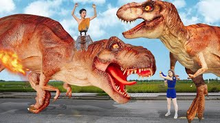 The BEST of Dinosaur Attack #2 | Jurassic Park Fan Made Movie | T-rex Chase | Dinosaur