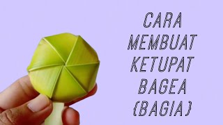 How To Make Coconut Leaf Craft | Cara Membuat Ketupat Bagea (Bagia)