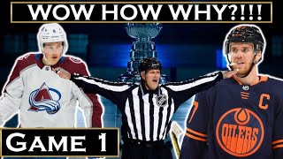 Edmonton Oilers Colorado Avalanche Controversial Game 1 NHL Playoffs Breakdown