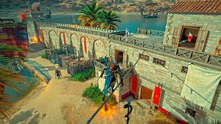 Assassin's Creed Origins - Stealth Kills & Base Clearing Gameplay