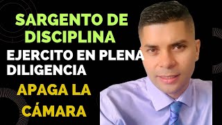 Sargento sustanciador  apaga la cámara en plena audiencia