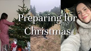 Preparing for Christmas | Getting a tree + decoration haul 🎄