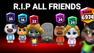 My Talking Tom Friends - AMONG US - Brawl Stars Rank Up Skibidi Toilet - R.I.P ALL FRIENDS