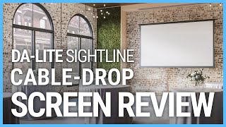 Da-Lite SightLine Cable-Drop Screen Review