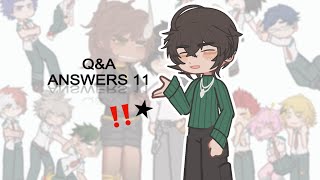 q&a answers | one 🎀