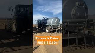 Cisterna de Purines RINO CIS 10.000l en eje tándem Galvanizada #rinoagro #agriculture #rinoagrorent