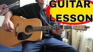 How to play 'Let Me Down Slowly' - Guitar Tutorial- Alec Benjamin (acoustic lesson)