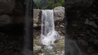 Beautiful waterfall || Annapurna circuit trek || Manang, Nepal #shorts