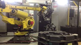 Toyoda 630 HMC loaded by Fanuc M900-400L