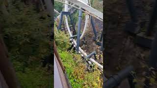 nemesis at alton towers - off ride pov - FHD - back open in 2024 - merlin - follow for more -