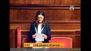 Legge sulle tossicodipendenze: intervento Senatrice Paola De Pin