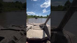 Playing on the trails on a hot day. ￼#4wheeling #oneobjective #trailriding #hatfieldmccoy