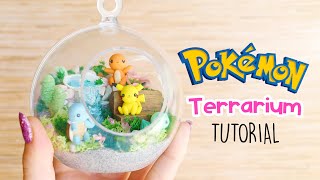 DIY Pokemon Terrarium│Polymer Clay Tutorial