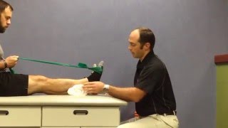 Greensboro Orthopaedics: Ankle Strengthening: Plantar flexion with Chad Parker, PT, MPT, LAT, ATC