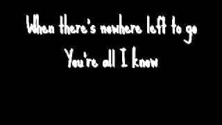 All I know - Lyrics.