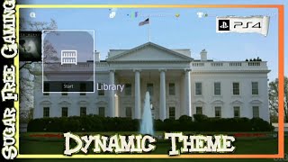 (PAID) 4K Brain Breaker White House With US Flag - Dynamic Theme - PS4