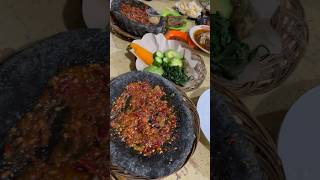 Sambal seruit atau sambal cobek ala Palembang