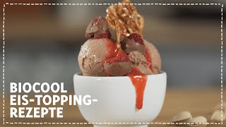 Selbstgemachte Eis-Toppings