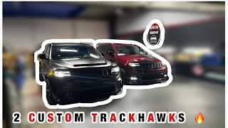 CUSTOM HELLCAT DURANGO AND TRACKHAWKS IN THE SHOP