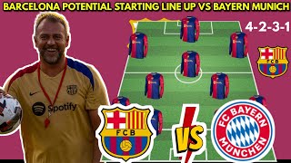 🚨FC BARCELONA POTENTIAL STARTING LINE UP VS BAYERN MUNICH ✅ UEFA CHAMPIONS LEAGUE 2024/2025