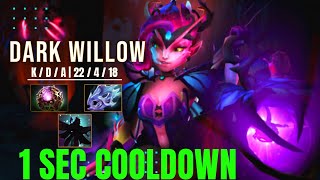 Dark Willow Skill2 1 second cooldown with Octarine | #dota2  #dota2gameplay