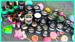 My HUGE Lush Collection 2016 | UPDATED Lush Collection