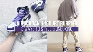 3 WAYS TO SYTLE: AIR JORDAN 1 ‘COURT PURPLE’  |  @TIMOTHYKOH_