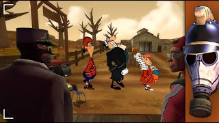 [TF2 15.ai] Dr Livesey Chad Walk Visits Fat Spy And Friends!