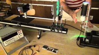 Photoelectric effect - aligning optics