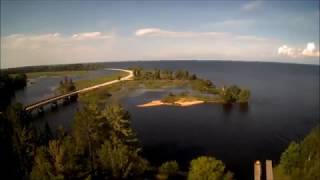 Tahquamenon River as it flows into Lake Superior 7-13-2019