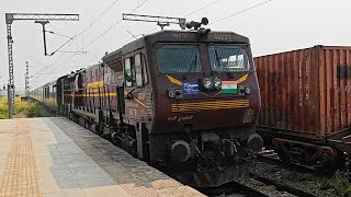 The Rare Catch Ever !!! " RANI DURGAVATI " WDP4D TKD Led " MAHARAJAS EXPRESS "