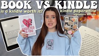 Is a KINDLE worth it? 📖💌 kindle paperwhite signature edition, pros and cons!