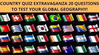 Country Quiz Extravaganza 20 Questions to Test Your Global Geography