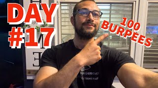 Watch me do 100 burpees day #17