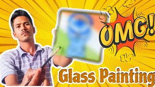 Dr baba saheb ambedkar painting on glass | Glass painting 🖌️🎨 | @Artist_Saiful7