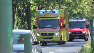 [Berlin] ex. RTW BW 2500/1 Feuerwache Wedding + NEF 2105 Berliner Feuerwehr Feuerwache Schillerpark