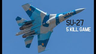 Su-27 5 Kill Game Realistic Air Battle