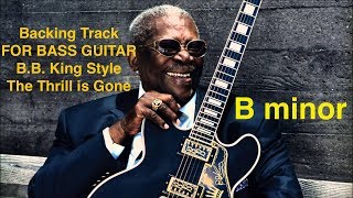 Backing Track for Bass Guitar( B.B. King Style )